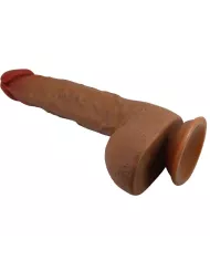 BAILE - MAGNIFIQUE VIBRATEUR RÉALISTE WILKS 5 RÉGLAGES 25 CM MULATO