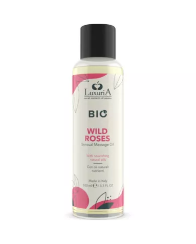 INTIMATELINE LUXURIA - HUILE DE MASSAGE BIO ROSES SAUVAGES 100 ML