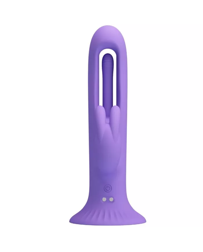 PRETTY LOVE - VIBRATEUR LAPIN KILLMOULIS 12 MODES DE VIBRATION VIOLET