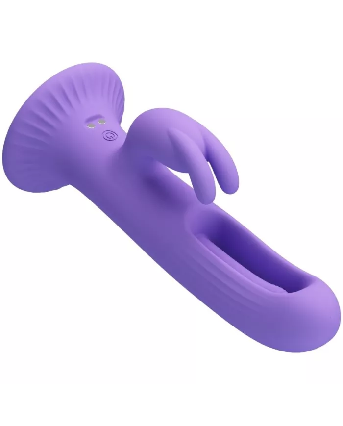PRETTY LOVE - VIBRATEUR LAPIN KILLMOULIS 12 MODES DE VIBRATION VIOLET