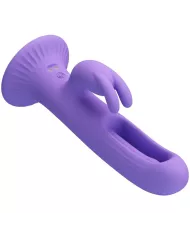 PRETTY LOVE - VIBRATEUR LAPIN KILLMOULIS 12 MODES DE VIBRATION VIOLET