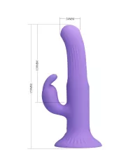 PRETTY LOVE - VIBRATEUR LAPIN KILLMOULIS 12 MODES DE VIBRATION VIOLET