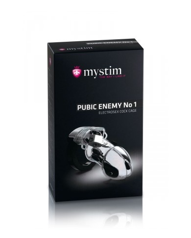 Cage pénis électro-stimulation Pubic Enemy N°1 - Mystim