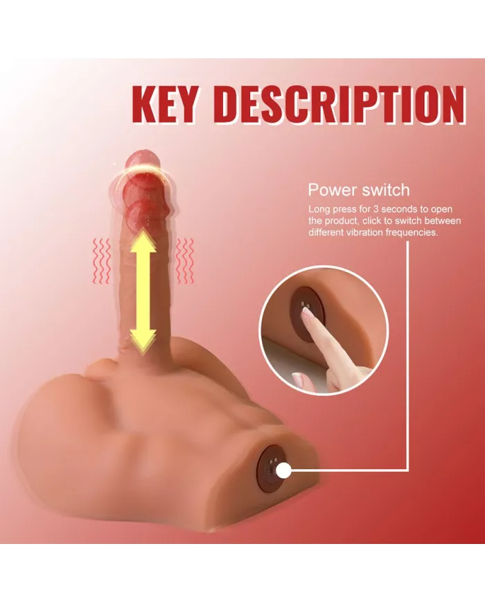 XISE - PEEL DILDO ASS GODE RÉALISTE MASTURBATEUR POSITION FRONTALE AVEC POUSSÉE 17,5 CM XISE - PEEL DILDO ASS GODE RÉALISTE MASTURBATEUR POSITION FRONTALE AVEC POUSSÉE 17,5 CM