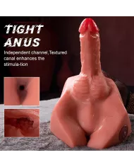 XISE - MICHAEL GODE RÉALISTE ET MASTURBATEUR ANUS AVEC POUSSÉE 15 CM XISE - MICHAEL GODE RÉALISTE ET MASTURBATEUR ANUS AVEC POUSSÉE 15 CM