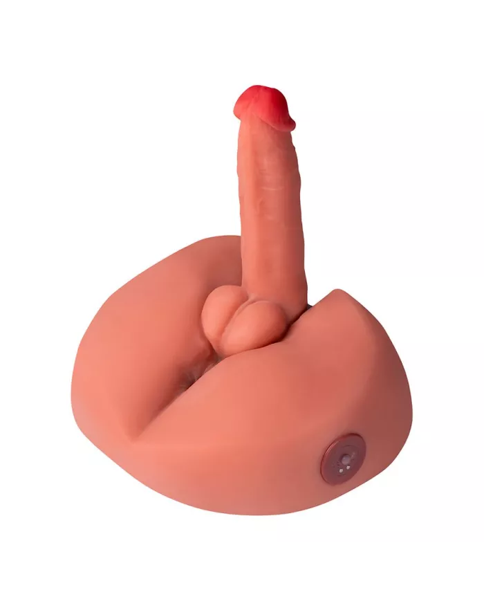 XISE - MASTURBATEUR GODE RÉALISTE HONEY AVEC VIBRATION 25 CM