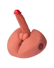 XISE - MASTURBATEUR GODE RÉALISTE HONEY AVEC VIBRATION 25 CM