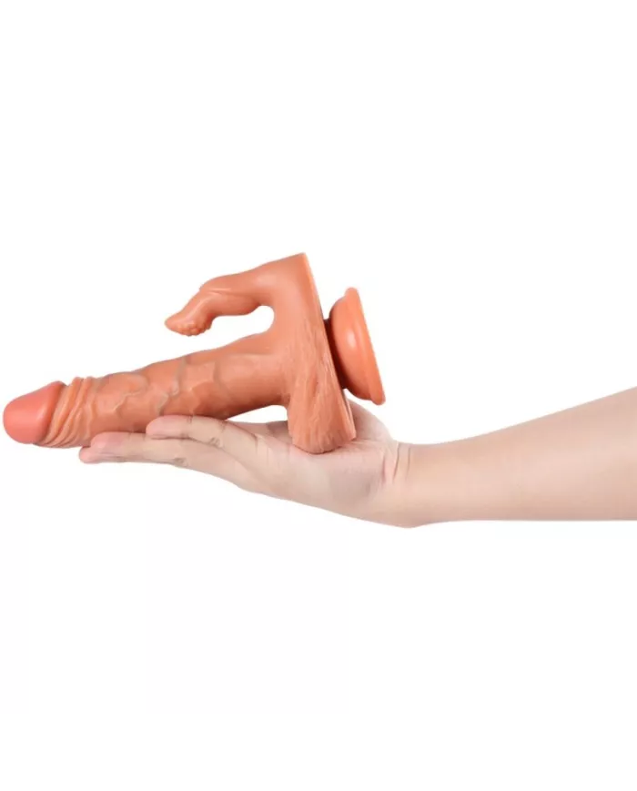 SHEQU - JULIAN DILDO ET STIMULATEUR DE CLITORIS AVEC VIBRATION ET TÉLÉCOMMANDE 16 CM SHEQU - JULIAN DILDO ET STIMULATEUR DE CLITORIS AVEC VIBRATION ET TÉLÉCOMMANDE 16 CM