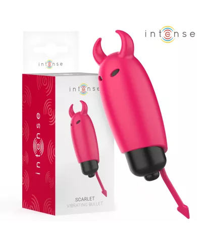 INTENSE - BALLE VIBRANTE ÉCARLATE RED DEMON 9,3 X 2,4 CM