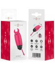 INTENSE - BALLE VIBRANTE ÉCARLATE RED DEMON 9,3 X 2,4 CM INTENSE - BALLE VIBRANTE ÉCARLATE RED DEMON 9,3 X 2,4 CM