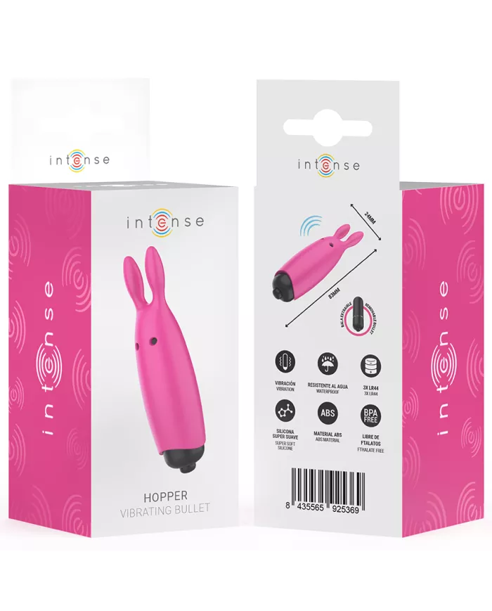 INTENSE - HOPPER PINK BULLET VIBRANT 8,3 X 2,4 CM INTENSE - HOPPER PINK BULLET VIBRANT 8,3 X 2,4 CM
