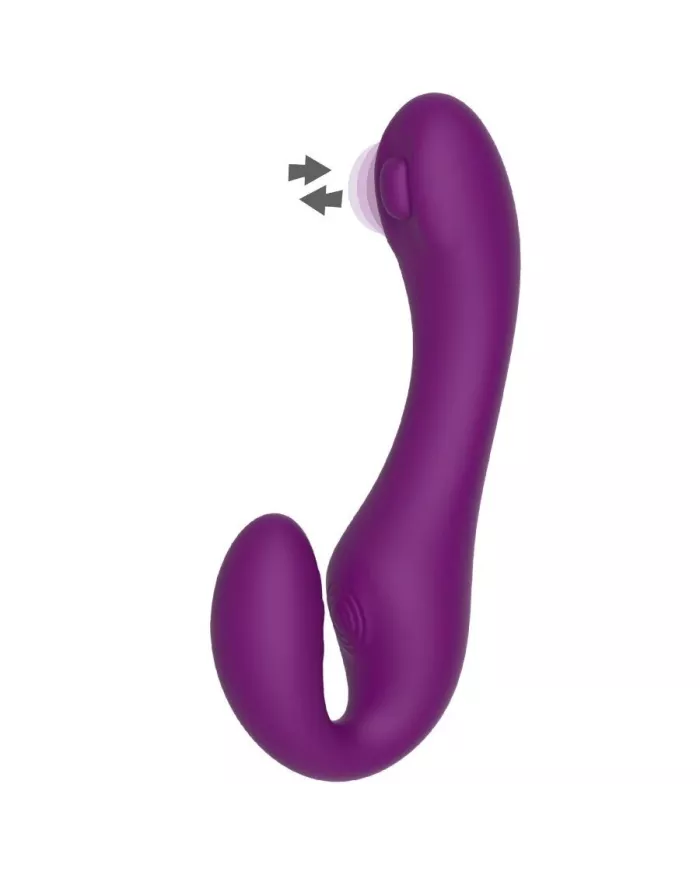 XOCOON - VIBRATEUR SANS STRAPLESS 2 EN 1 AVEC TÉLÉCOMMANDE VIOLET XOCOON - VIBRATEUR SANS STRAPLESS 2 EN 1 AVEC TÉLÉCOMMANDE VIOLET