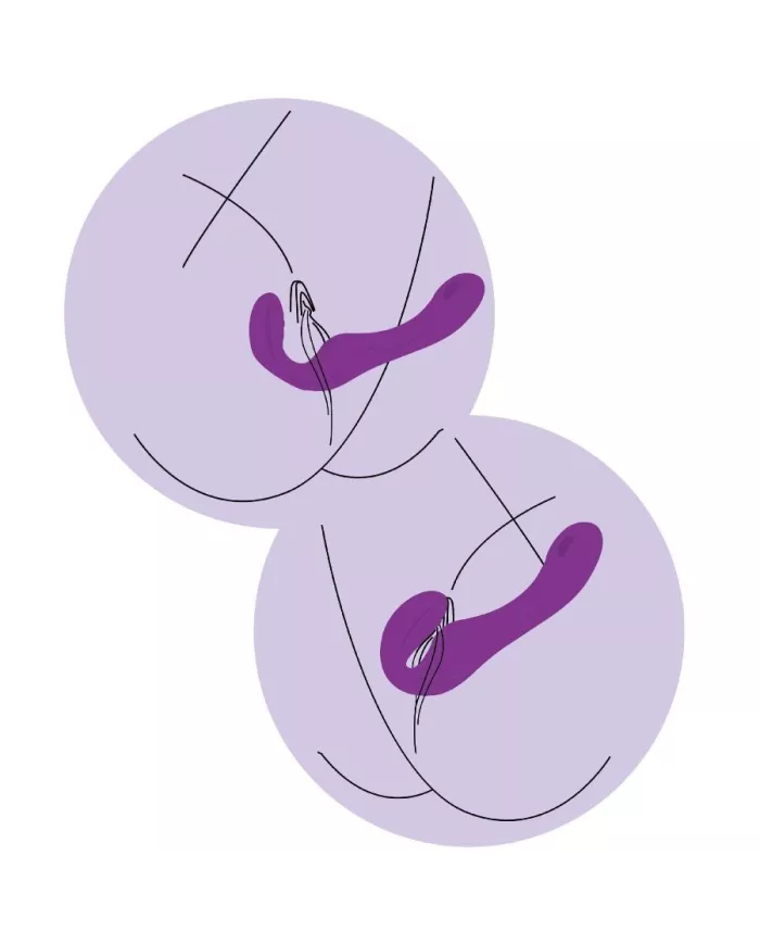 XOCOON - VIBRATEUR SANS STRAPLESS 2 EN 1 AVEC TÉLÉCOMMANDE VIOLET XOCOON - VIBRATEUR SANS STRAPLESS 2 EN 1 AVEC TÉLÉCOMMANDE VIOLET