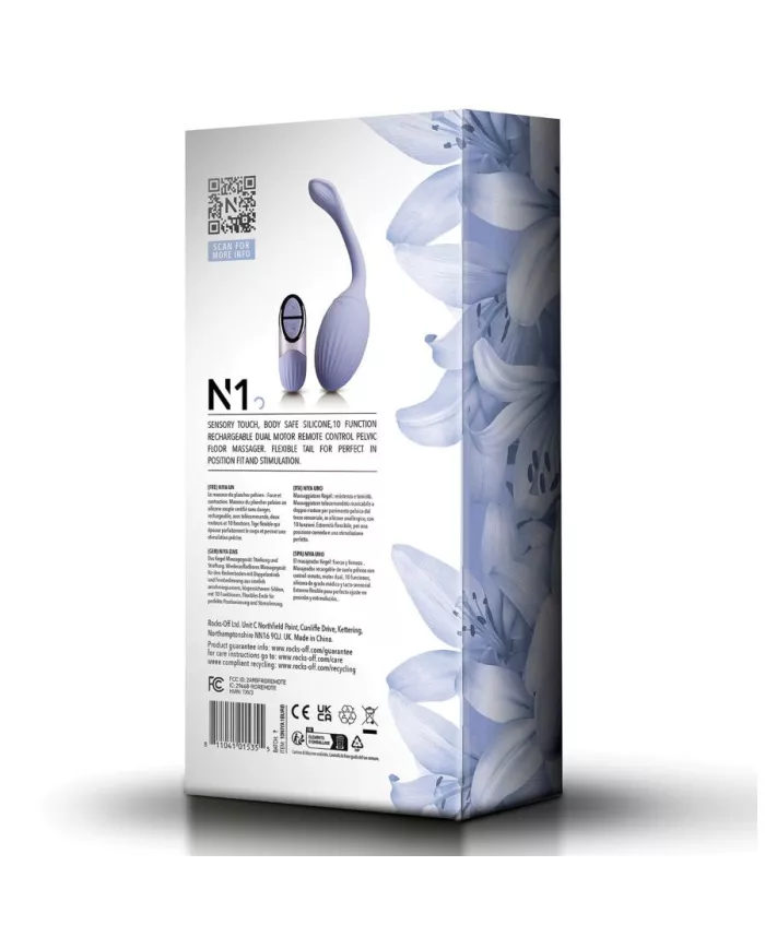 NIYA - N1 MASSEUR PELVIEN KEGEL AVEC TÉLÉCOMMANDE NIYA - N1 MASSEUR PELVIEN KEGEL AVEC TÉLÉCOMMANDE