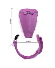 BAILE - STRING AVEC VIBRATEUR AVEC TÉLÉCOMMANDE LILAS BAILE - STRING AVEC VIBRATEUR AVEC TÉLÉCOMMANDE LILAS