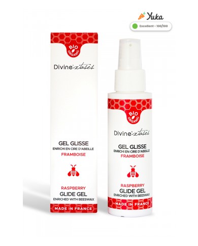 Lubrifiant Bio Framboise 100ml - Divinextases