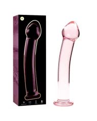 NEBULA SERIES BY IBIZA - MODÈLE 11 GODE EN VERRE BOROSILICATE ROSE 16 CM -O- 3 CM