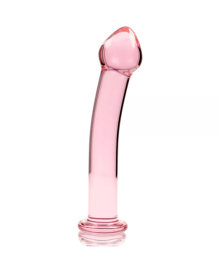 NEBULA SERIES BY IBIZA - MODÈLE 11 GODE EN VERRE BOROSILICATE ROSE 16 CM -O- 3 CM