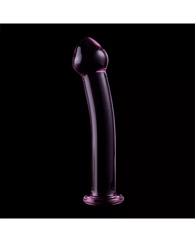 NEBULA SERIES BY IBIZA - MODÈLE 11 GODE EN VERRE BOROSILICATE ROSE 16 CM -O- 3 CM