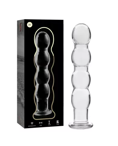 NEBULA SERIES BY IBIZA - MODÈLE 10 GODE EN VERRE BOROSILICATE CLAIR 16.5 CM -O- 3.5 CM NEBULA SERIES BY IBIZA - MODÈLE 10 GODE EN VERRE BOROSILICATE CLAIR 16.5 CM -O- 3.5 CM