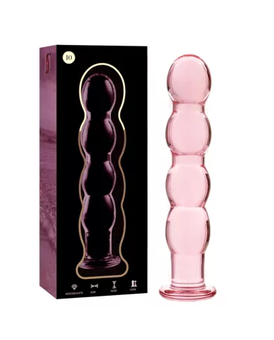 NEBULA SERIES BY IBIZA - MODÈLE 10 GODE EN VERRE BOROSILICATE ROSE 16.5 CM -O- 3.5 CM NEBULA SERIES BY IBIZA - MODÈLE 10 GODE EN VERRE BOROSILICATE ROSE 16.5 CM -O- 3.5 CM