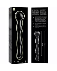 NEBULA SERIES BY IBIZA - MODÈLE 13 GODE EN VERRE BOROSILICATE CLAIR 18 CM -O- 3.5 CM