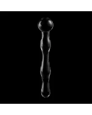 NEBULA SERIES BY IBIZA - MODÈLE 13 GODE EN VERRE BOROSILICATE CLAIR 18 CM -O- 3.5 CM