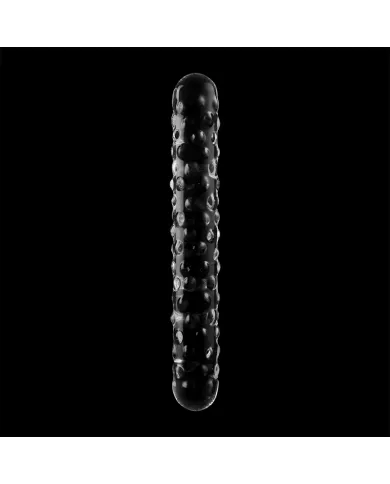 NEBULA SERIES BY IBIZA - MODÈLE 15 GODE EN VERRE BOROSILICATE CLAIR 18.5 CM -O- 3 CM