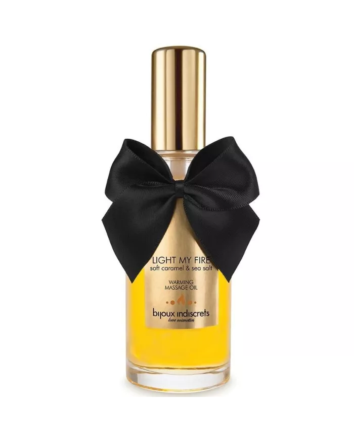 BIJOUX - HUILE DE MASSAGE EFFET CHALEUR ARÔME CARAMEL