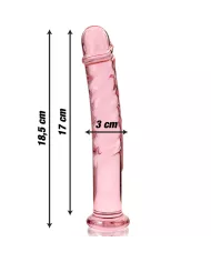 NEBULA SERIES BY IBIZA - MODÈLE 16 GODE EN VERRE BOROSILICATE ROSE 18.5 CM -O- 3 CM