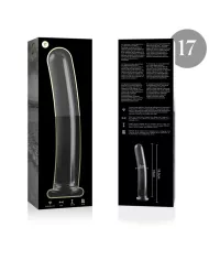 NEBULA SERIES BY IBIZA - MODÈLE 17 GODE EN VERRE BOROSILICATE CLAIR 18.5 CM -O- 3 CM