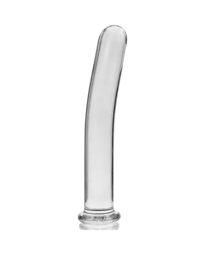 NEBULA SERIES BY IBIZA - MODÈLE 17 GODE EN VERRE BOROSILICATE CLAIR 18.5 CM -O- 3 CM