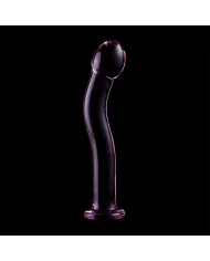 NEBULA SERIES BY IBIZA - MODÈLE 18 GODE EN VERRE BOROSILICATE ROSE 18.5 CM -O- 3.5 CM