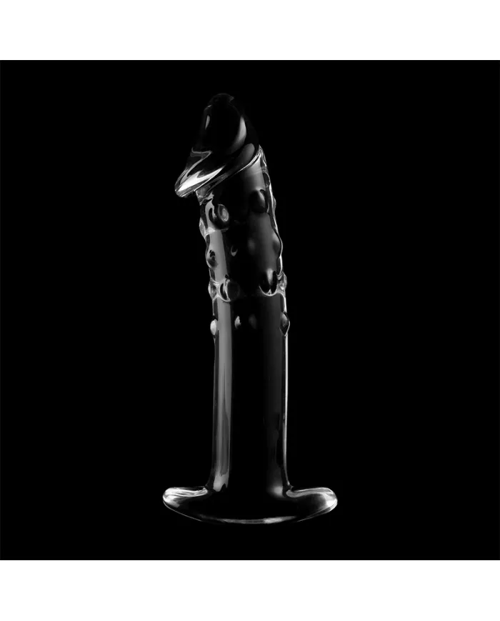 NEBULA SERIES BY IBIZA - MODÈLE 19 GODE EN VERRE BOROSILICATE CLAIR 18.5 CM -O- 4 CM