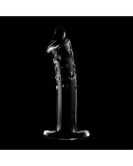 NEBULA SERIES BY IBIZA - MODÈLE 19 GODE EN VERRE BOROSILICATE CLAIR 18.5 CM -O- 4 CM