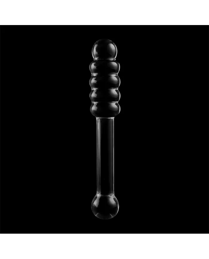 NEBULA SERIES BY IBIZA - MODÈLE 20 GODE EN VERRE BOROSILICATE CLAIR 20.5 CM -O- 3 CM