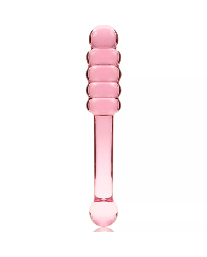 NEBULA SERIES BY IBIZA - MODÈLE 20 GODE EN VERRE BOROSILICATE ROSE 20.5 CM -O- 3 CM