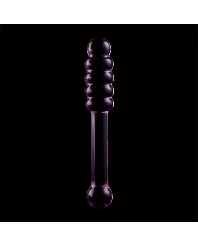 NEBULA SERIES BY IBIZA - MODÈLE 20 GODE EN VERRE BOROSILICATE ROSE 20.5 CM -O- 3 CM