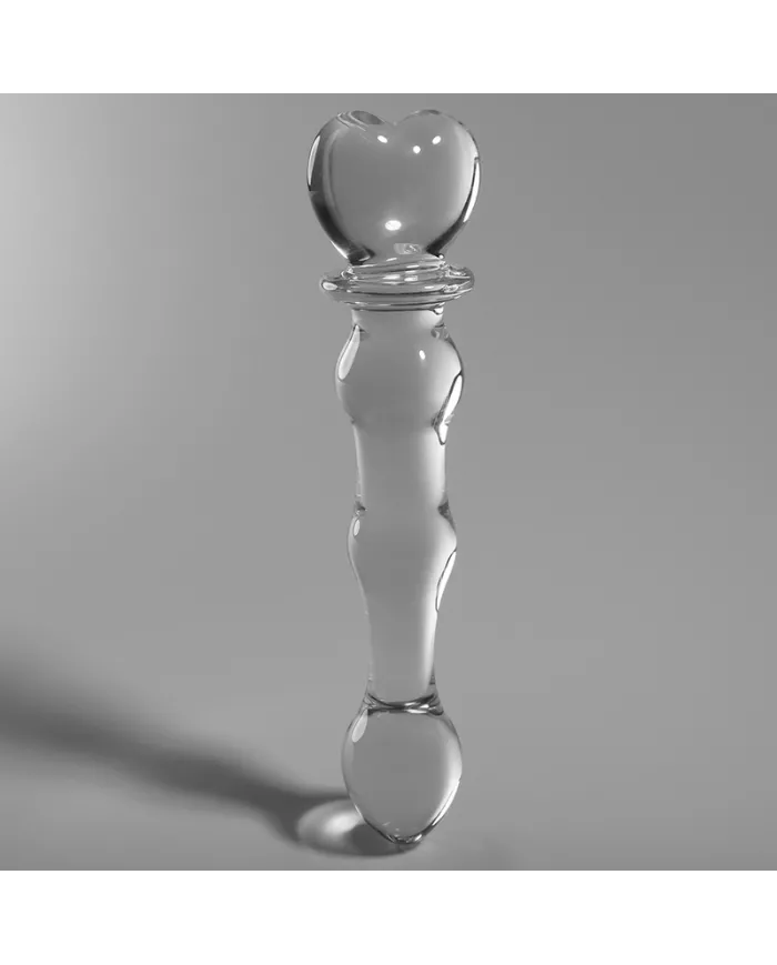 NEBULA SERIES BY IBIZA - MODÈLE 21 GODE EN VERRE BOROSILICATE CLAIR 20.5 CM -O- 3.5 CM