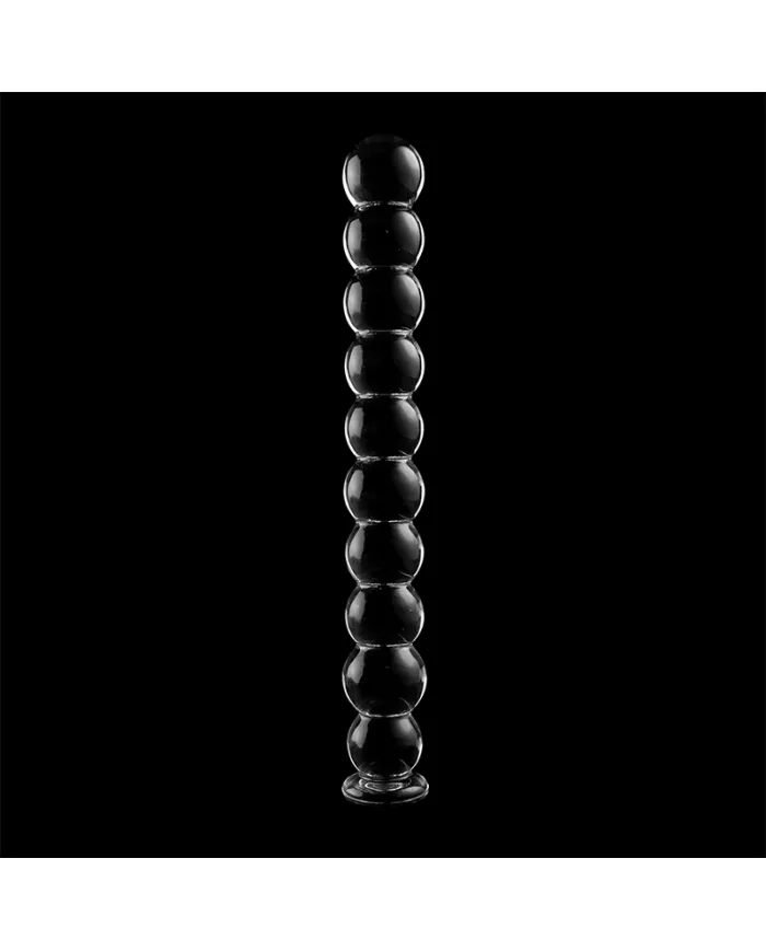 NEBULA SERIES BY IBIZA - MODÈLE 22 GODE EN VERRE BOROSILICATE CLAIR 21.5 CM -O- 2.5 CM