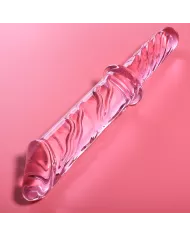 NEBULA SERIES BY IBIZA - MODÈLE 24 GODE EN VERRE BOROSILICATE ROSE 28.5 CM -O- 5 CM