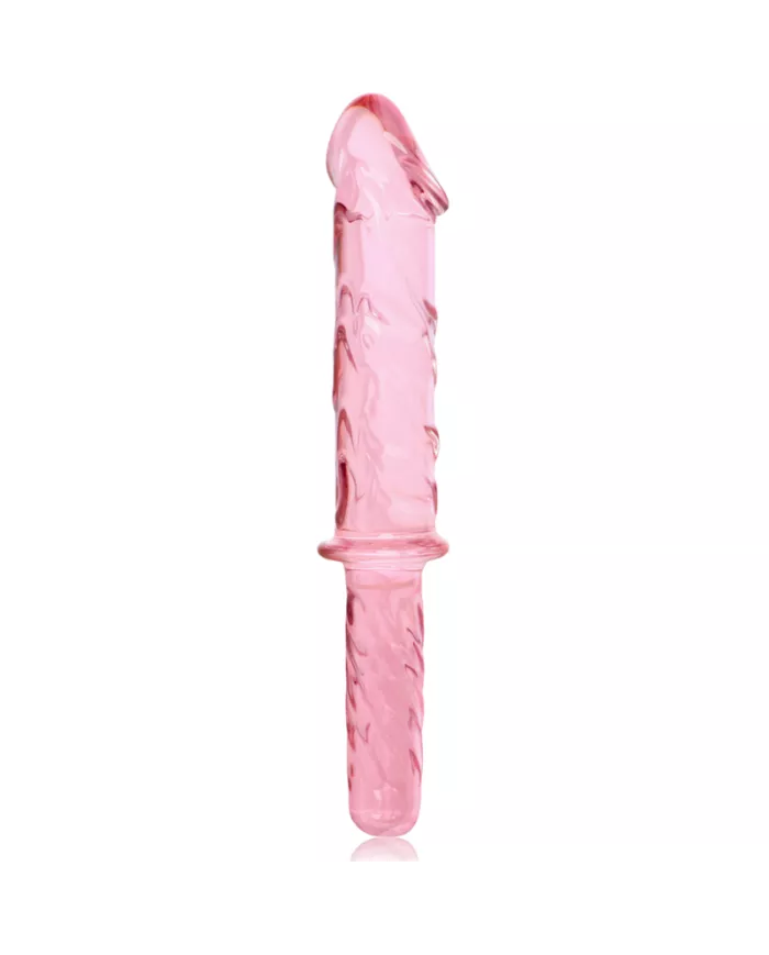 NEBULA SERIES BY IBIZA - MODÈLE 24 GODE EN VERRE BOROSILICATE ROSE 28.5 CM -O- 5 CM