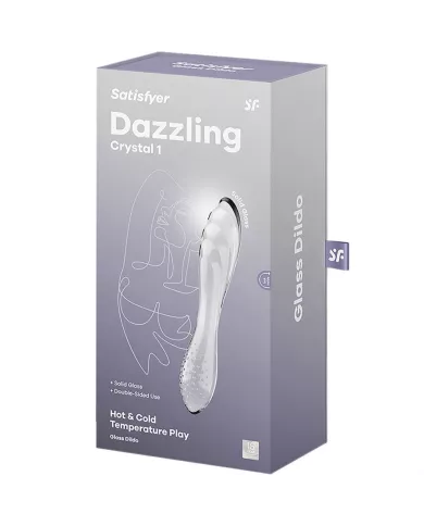 SATISFYER - TRANSPARENT CRISTAL ÉBLOUISSANT SATISFYER - TRANSPARENT CRISTAL ÉBLOUISSANT