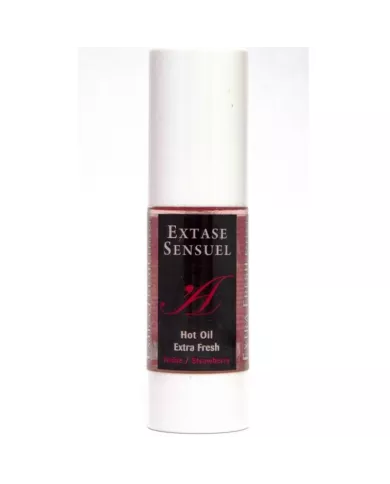 EXTASE SENSUAL - HUILE DE MASSAGE EFFET FRAISE EXTRA FRAÎCHE 30 ML