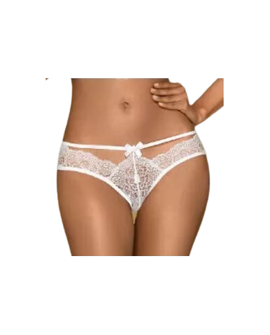 PENTHOUSE - CULOTTE ADORE ME BLANC L/XL