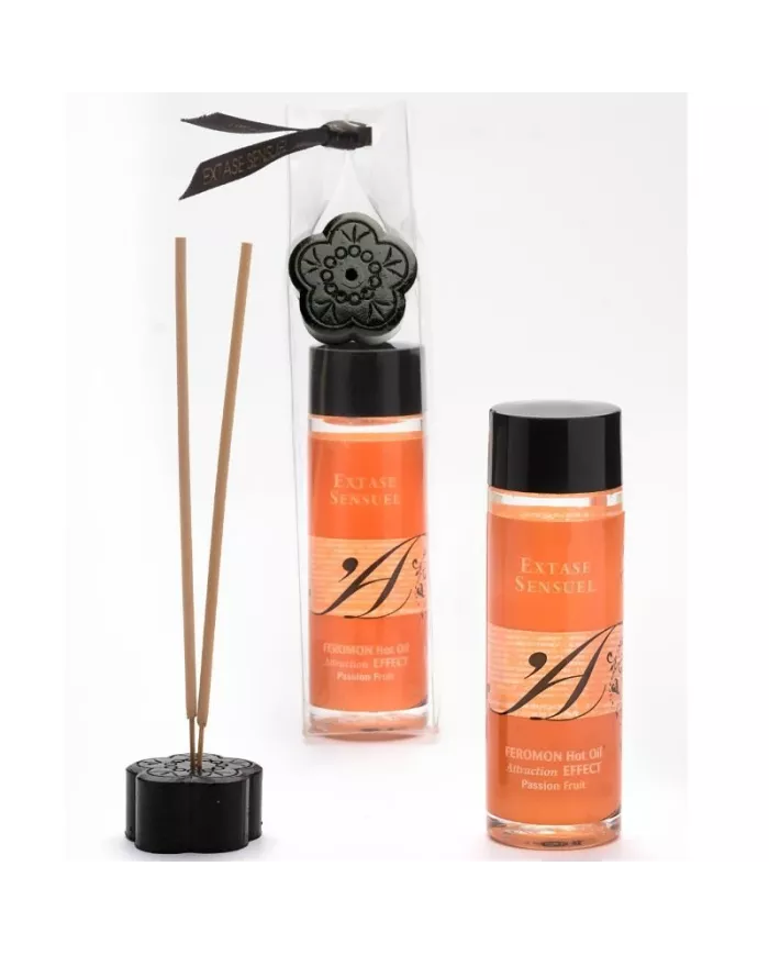 EXTASE SENSUAL - HUILE DE MASSAGE EFFET THERMIQUE AUX PHÉROMONES DE FRUITS DE LA PASSION 100 ML EXTASE SENSUAL - HUILE DE MASSAGE EFFET THERMIQUE AUX PHÉROMONES DE FRUITS DE LA PASSION 100 ML
