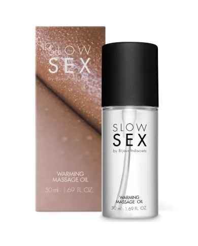 BIJOUX - HUILE DE MASSAGE SEXE LENT EFFET CHALEUR 50 ML
