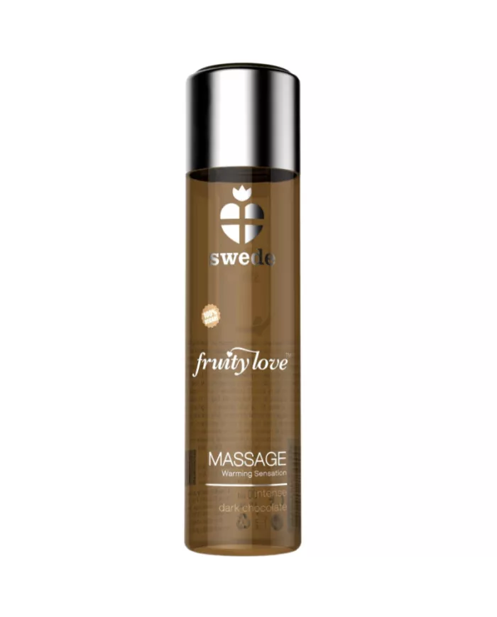 SWEDE - FRUITY LOVE HUILE DE MASSAGE EFFET CHAUFFANT CHOCOLAT NOIR INTENSE 120 ML