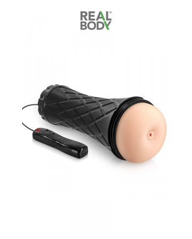 Masturbateur vibrant anus réaliste - Real Body