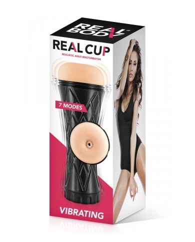 Masturbateur vibrant anus réaliste - Real Body